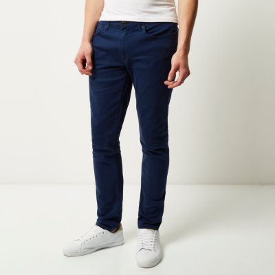 Dark blue wash Sid skinny stretch jeans